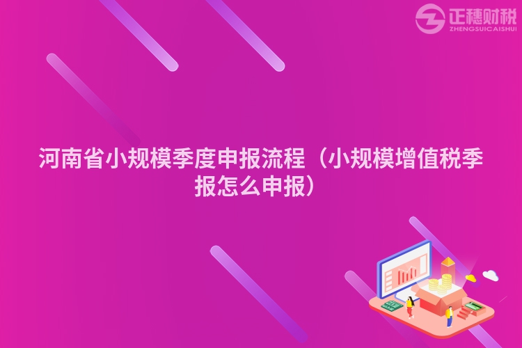 河南省小规模季度申报流程（小规模增值税季报怎么申报）