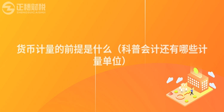 货币计量的前提是什么（科普会计还有哪些计量单位）