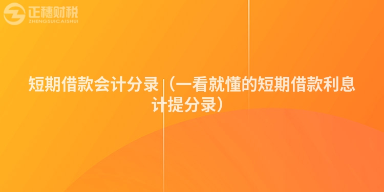 短期借款会计分录（一看就懂的短期借款利息计提分录）