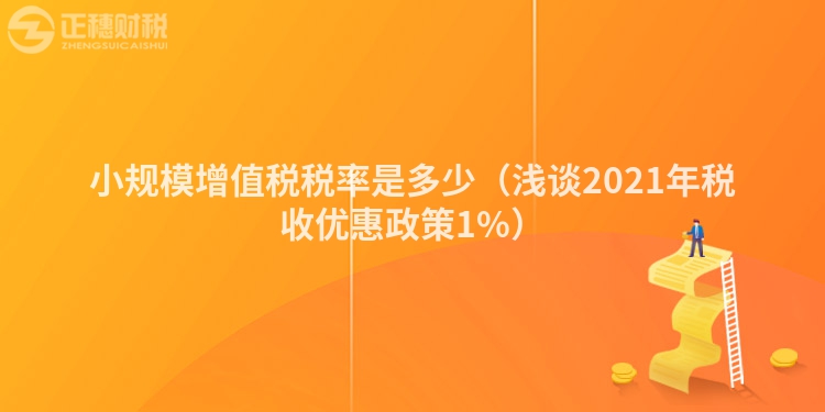 小规模增值税税率是多少（浅谈2021年税收优惠政策1%）